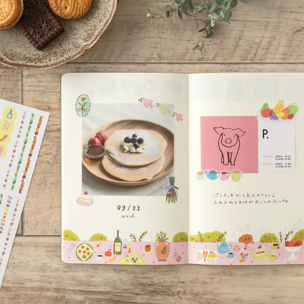 B-116 | MIDORI Yuru Log B6 點陣筆記本 (生活)