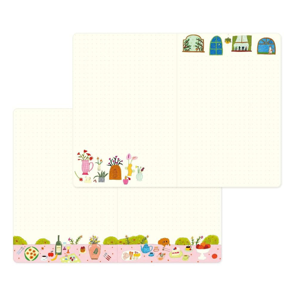 B-116 | MIDORI Yuru Log B6 點陣筆記本 (生活)