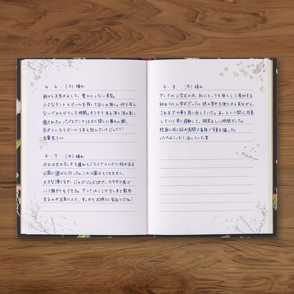 B-149 | MIDORI 1年用日記本 (花卉)