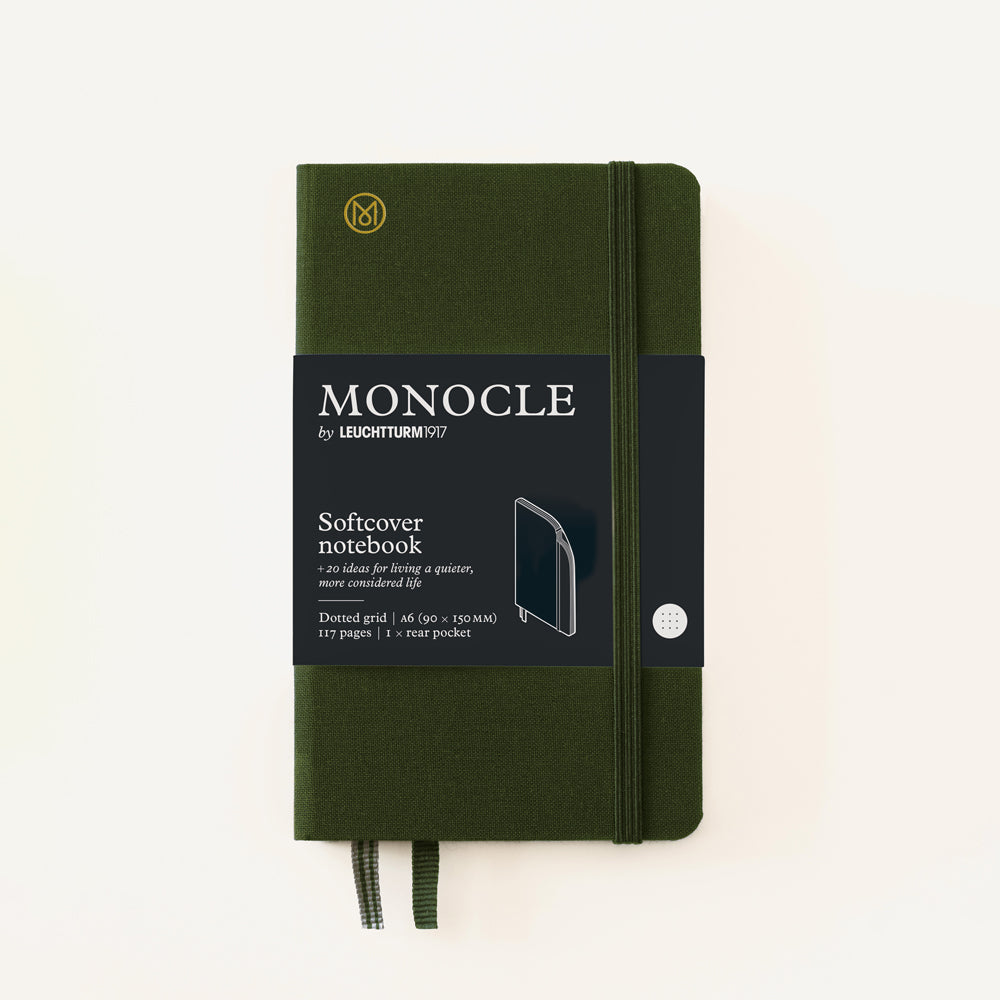 B-186 | LEUCHTTURM1917 x MONOCLE A6 布面筆記本 (點陣)
