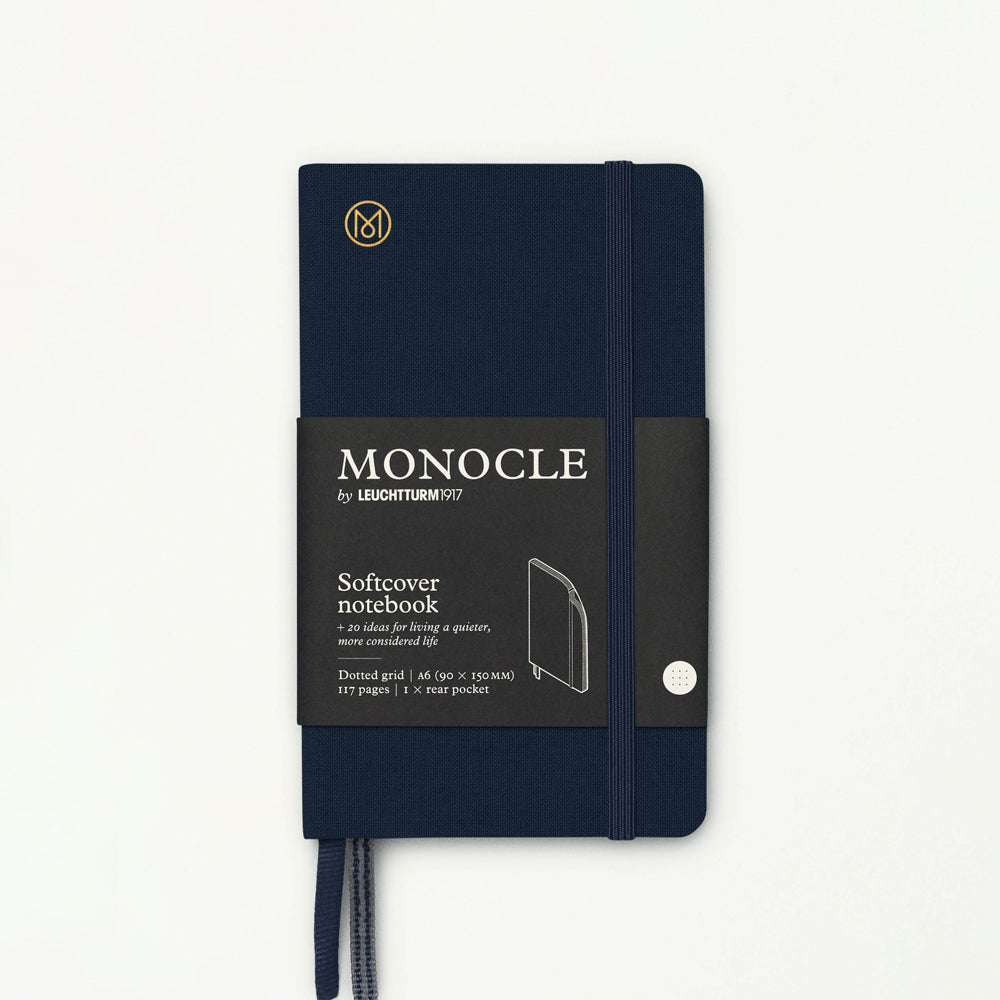 B-186 | LEUCHTTURM1917 x MONOCLE A6 布面筆記本 (點陣)