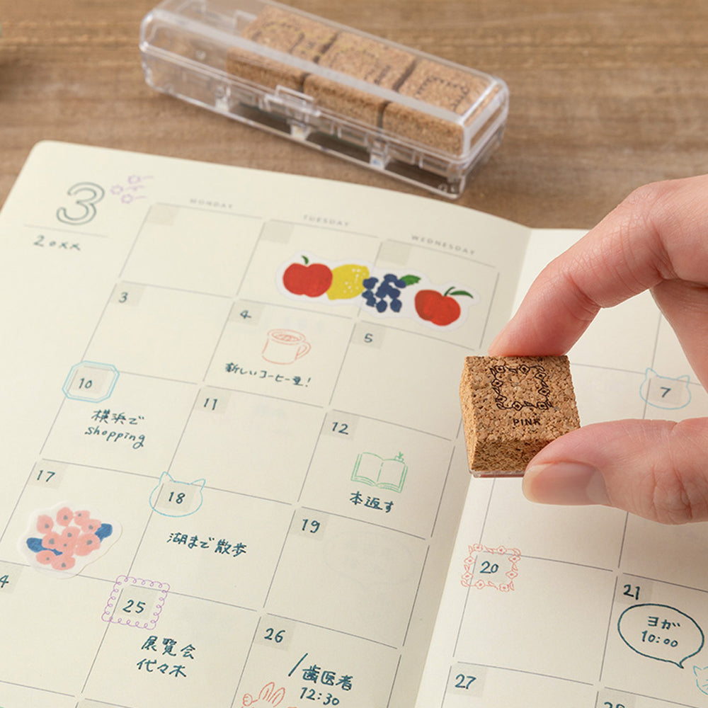 B-188 | MIDORI Yuru Log B6 月間筆記本 (新版)