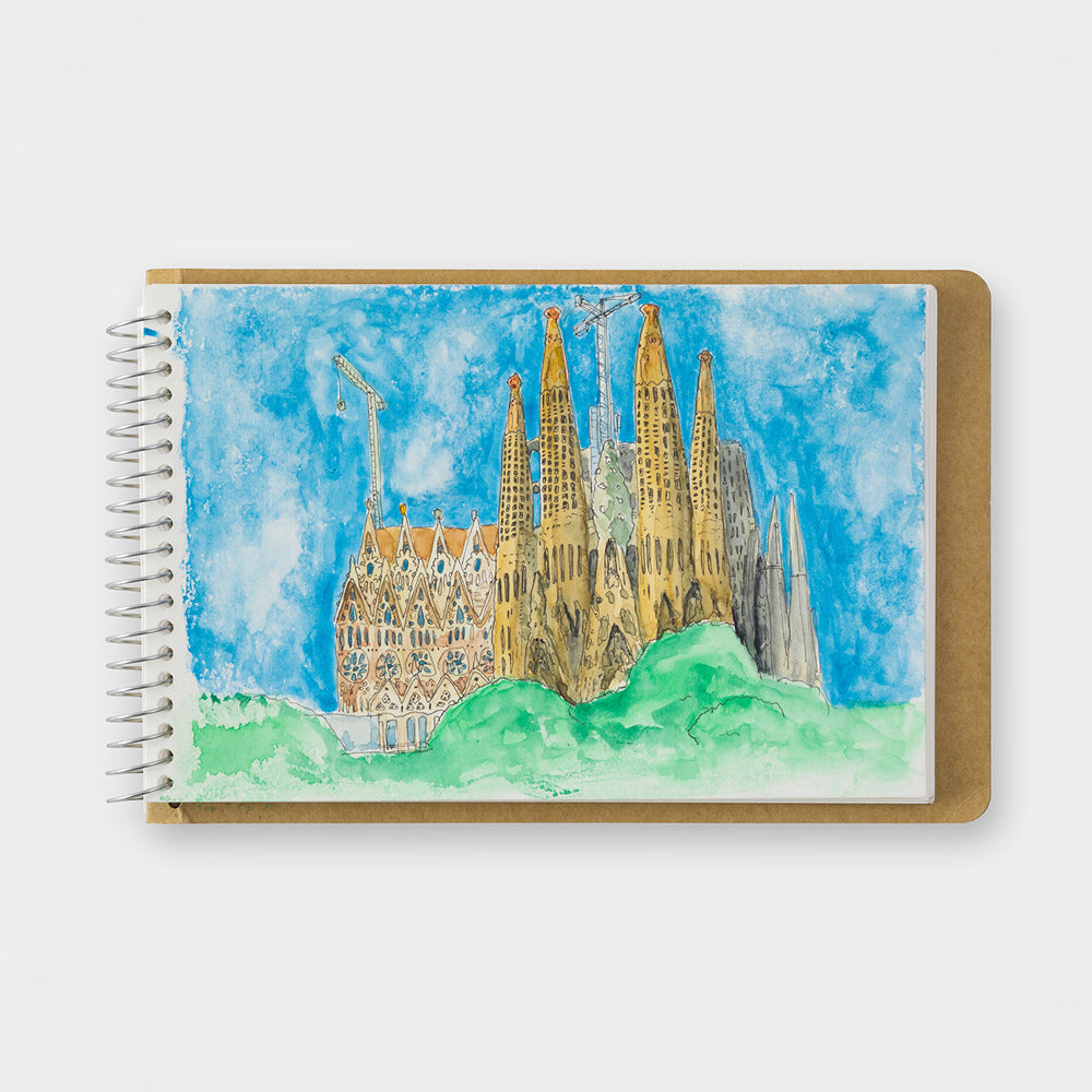 B-255 | TRAVELER'S COMPANY SPIRAL RING NOTEBOOK B6 水彩紙筆記本