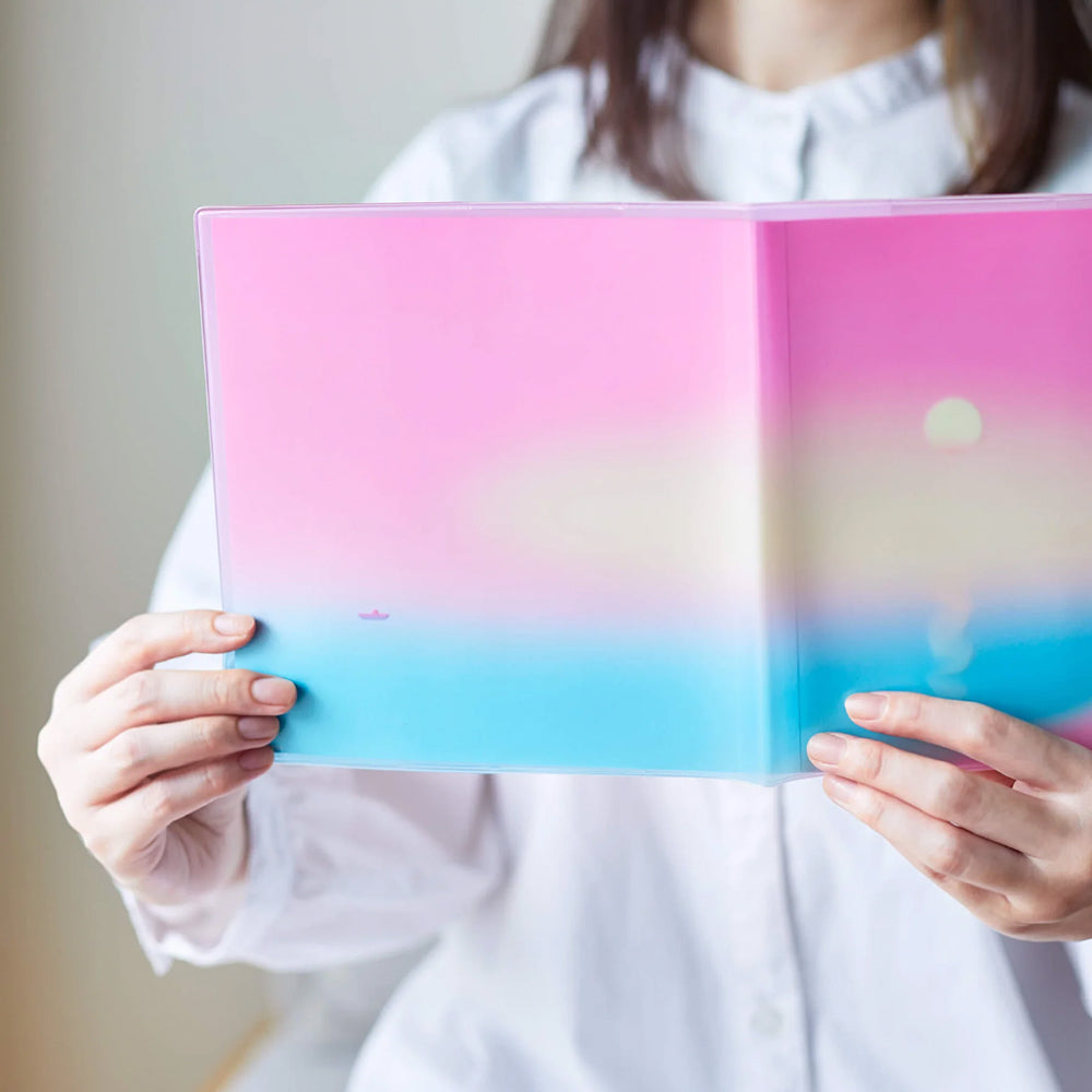 B-79 | KING JIM HITOTOKI NOTE 方形尺寸 手帳筆記簿 (夕陽)