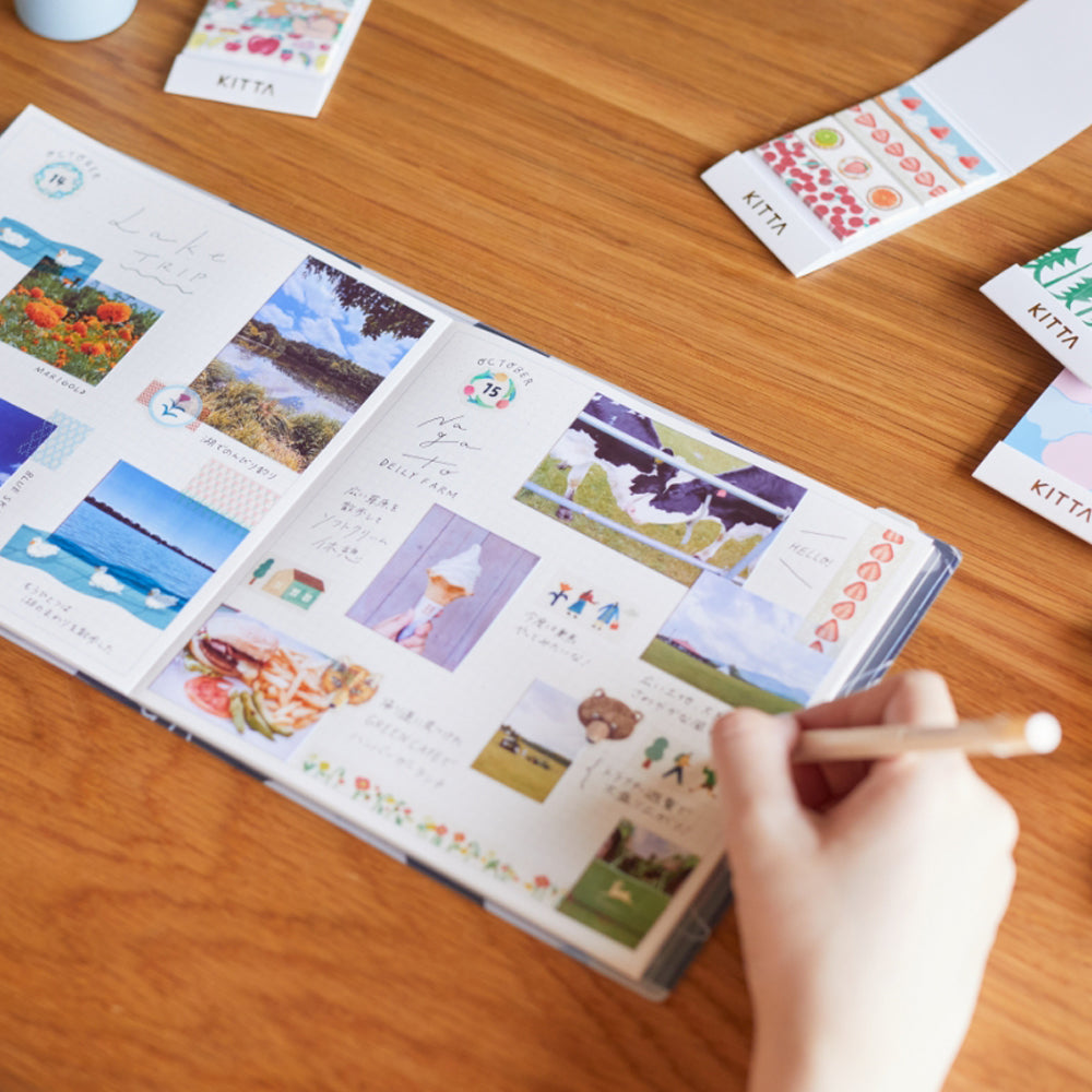 B-80 | KING JIM HITOTOKI NOTE 方形尺寸 手帳筆記簿 (留白)