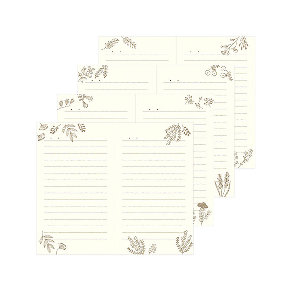 B-84 | MIDORI 1年用日記本 西洋書系列 (花卉)