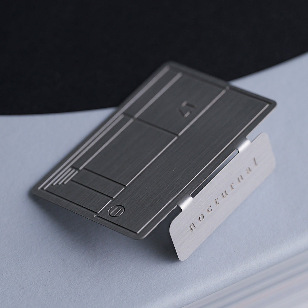 N-001 | 月下文具房 x YUAN DESIGN STUDIO 金屬書籤組