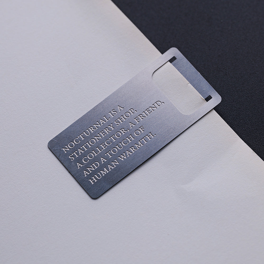 N-001 | 月下文具房 x YUAN DESIGN STUDIO 金屬書籤組