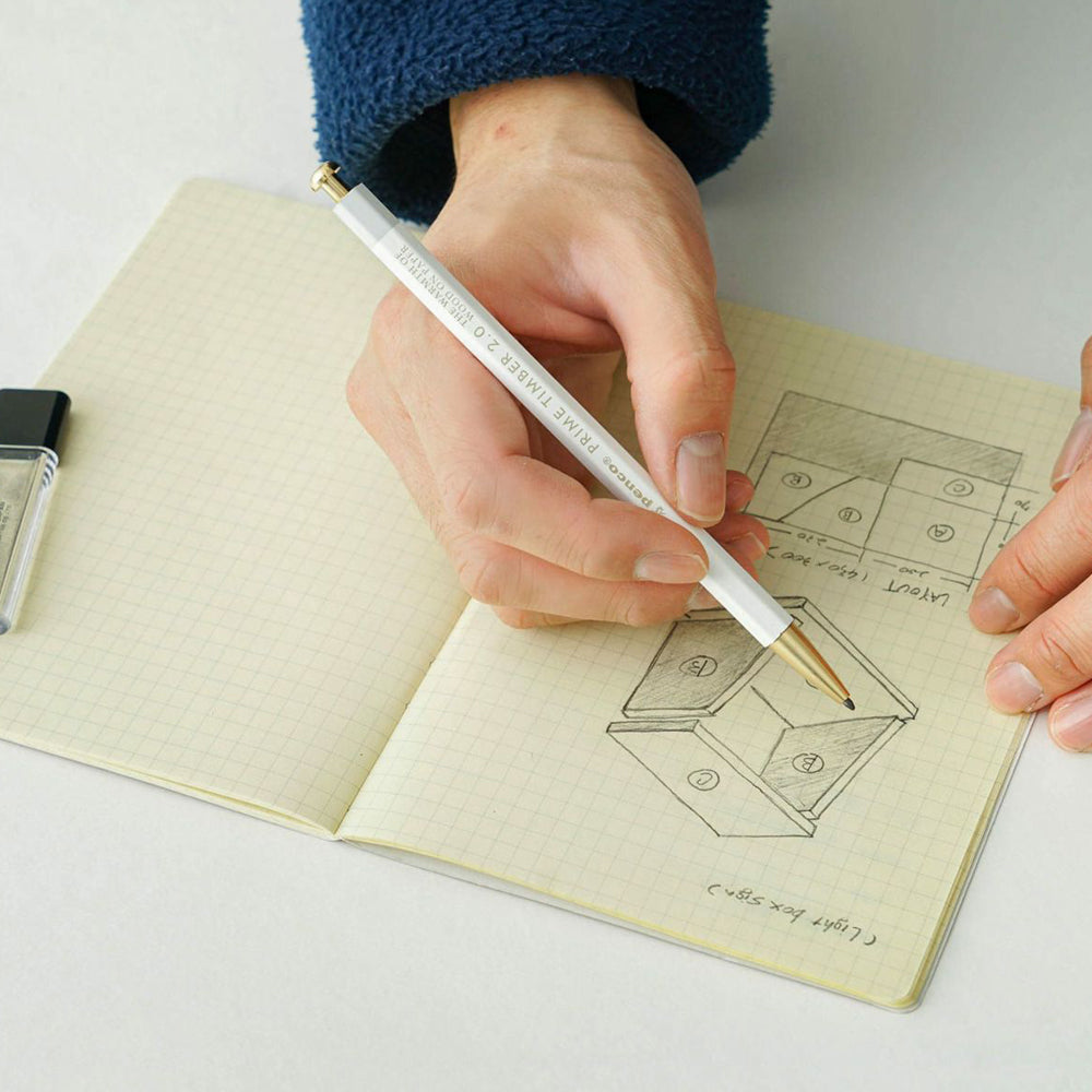 P-140 | HIGHTIDE penco x 北星鉛筆 Prime Timber Brass 2.0 工程筆 黃銅版