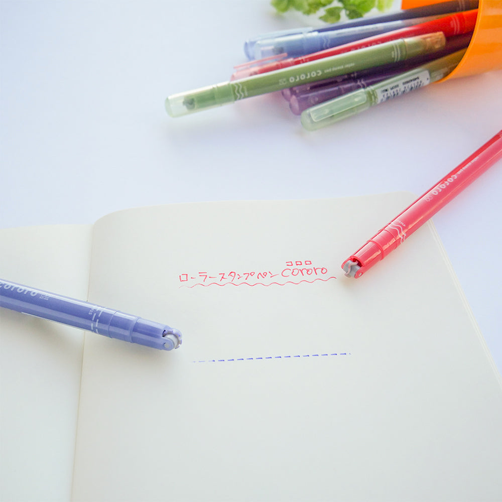 P-220B | SUN-STAR cororo 印章筆 透明色限定版 (波浪線)