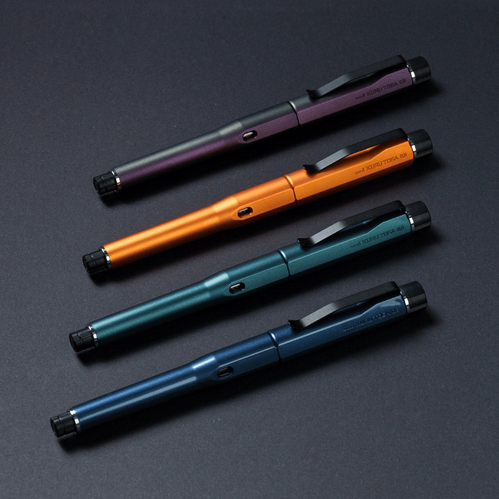 P-257 | UNI KURU TOGA DIVE 旋轉鉛芯筆 0.5mm (極光紫)
