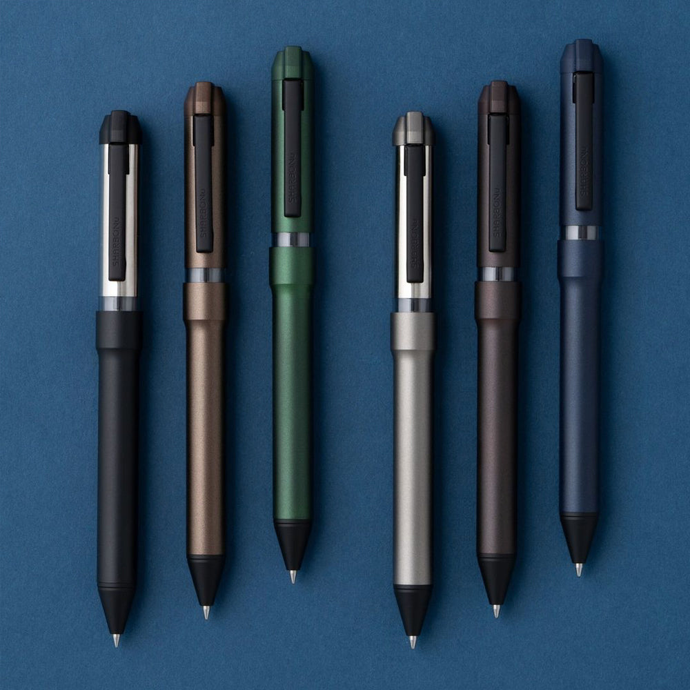 P-264 | ZEBRA SHARBO NU 2+1 回轉式多功能筆 暗調系列 (限定版)