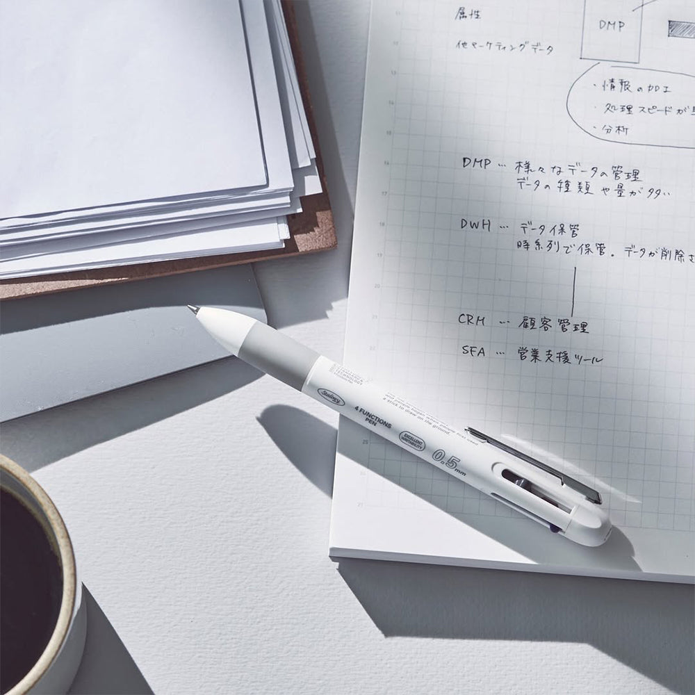 P-341 | STALOGY 4 FUNCTIONS PEN (白色)