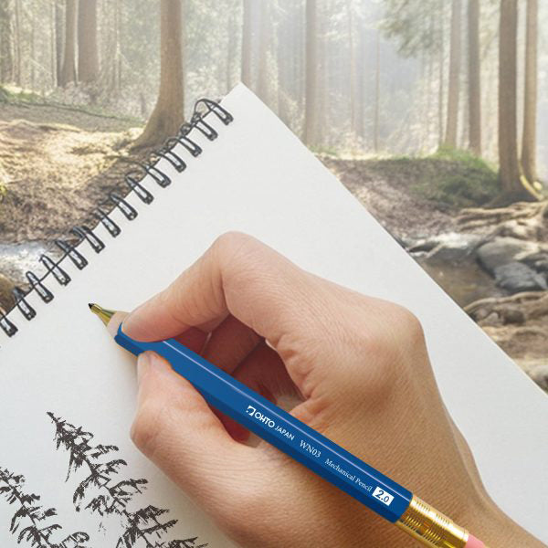 P-343 | OHTO WN03 木軸鉛芯筆 2mm