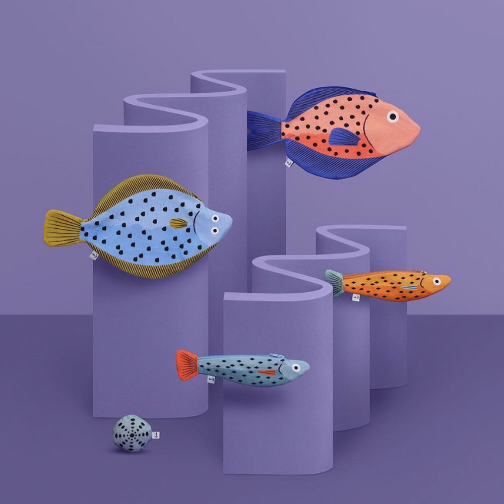 S-113 | DON FISHER 細鱗鱚錢包 / 鎖匙包 (藍色)