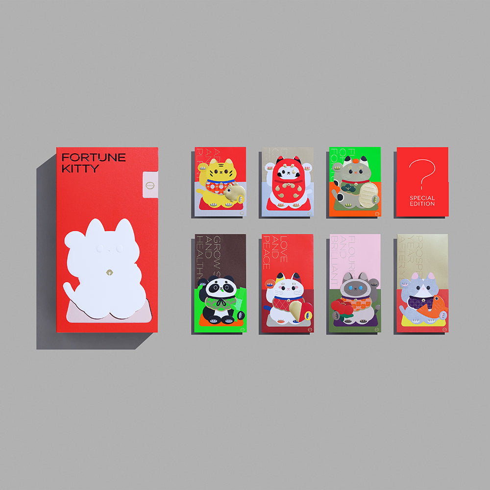 S-141 | PAPERMOMENTS FORTUNE KITTY 禮封套裝