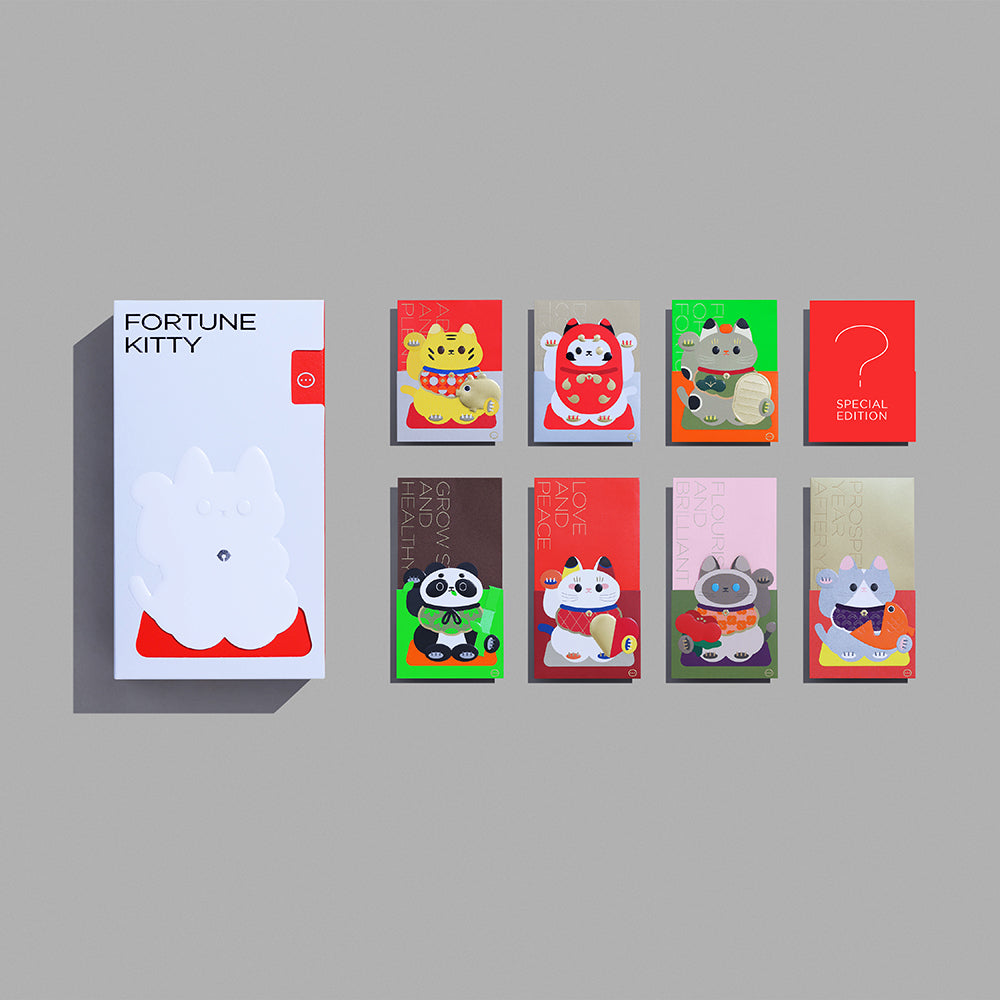 S-141 | PAPERMOMENTS FORTUNE KITTY 禮封套裝