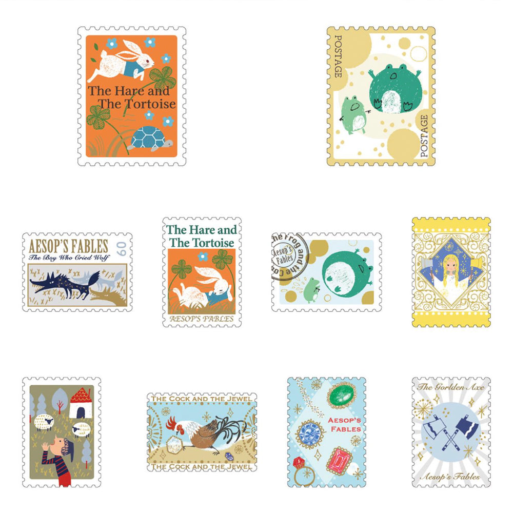 S-146 | SEAL DO 童話之寶石 郵票貼紙組 (伊索寓言之二)
