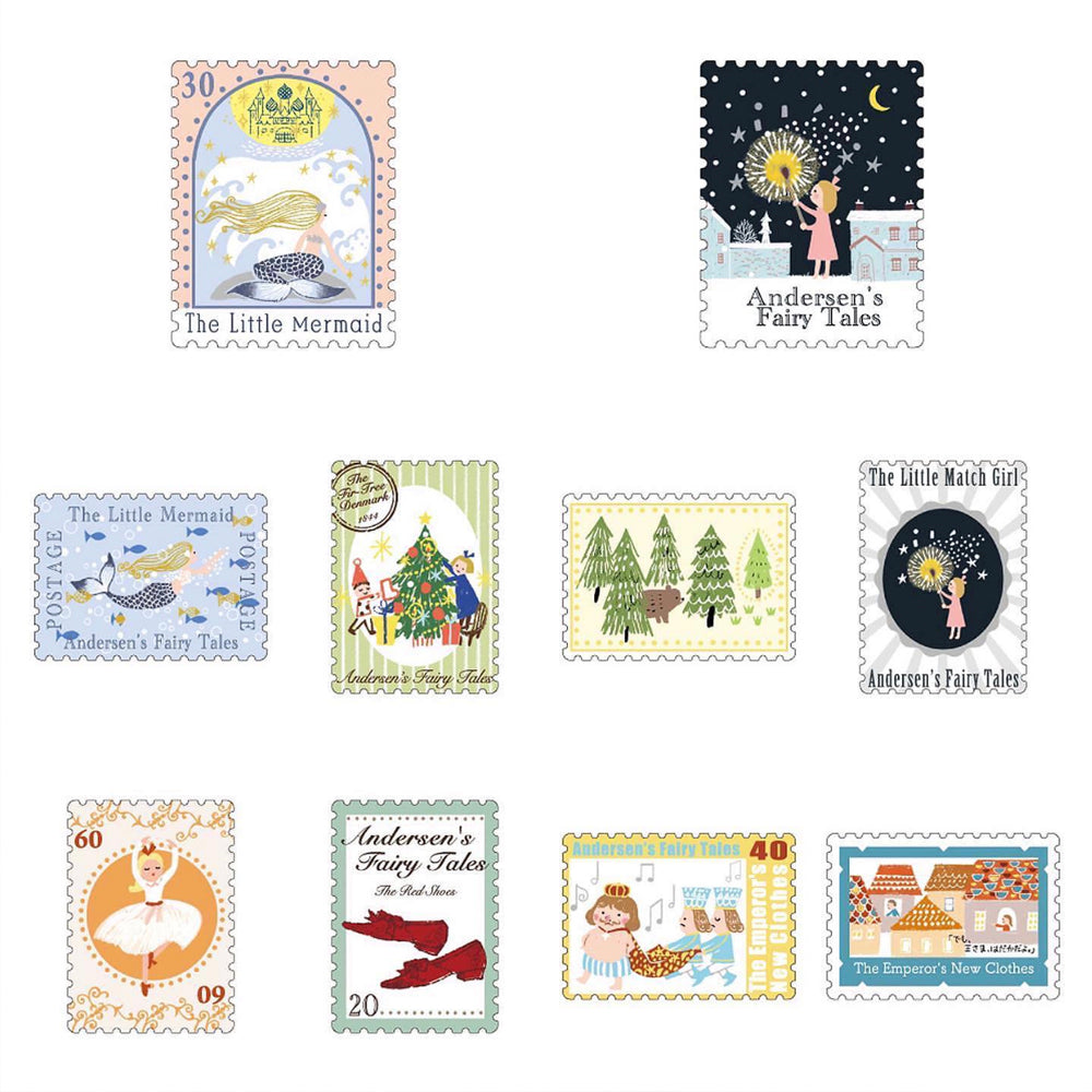 S-150 | SEAL DO 童話之寶石 郵票貼紙組 (安徒生童話之二)