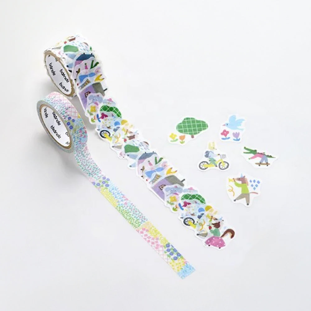 S-226 | BANDE 紙膠帶貼紙 (動物之城與花園)