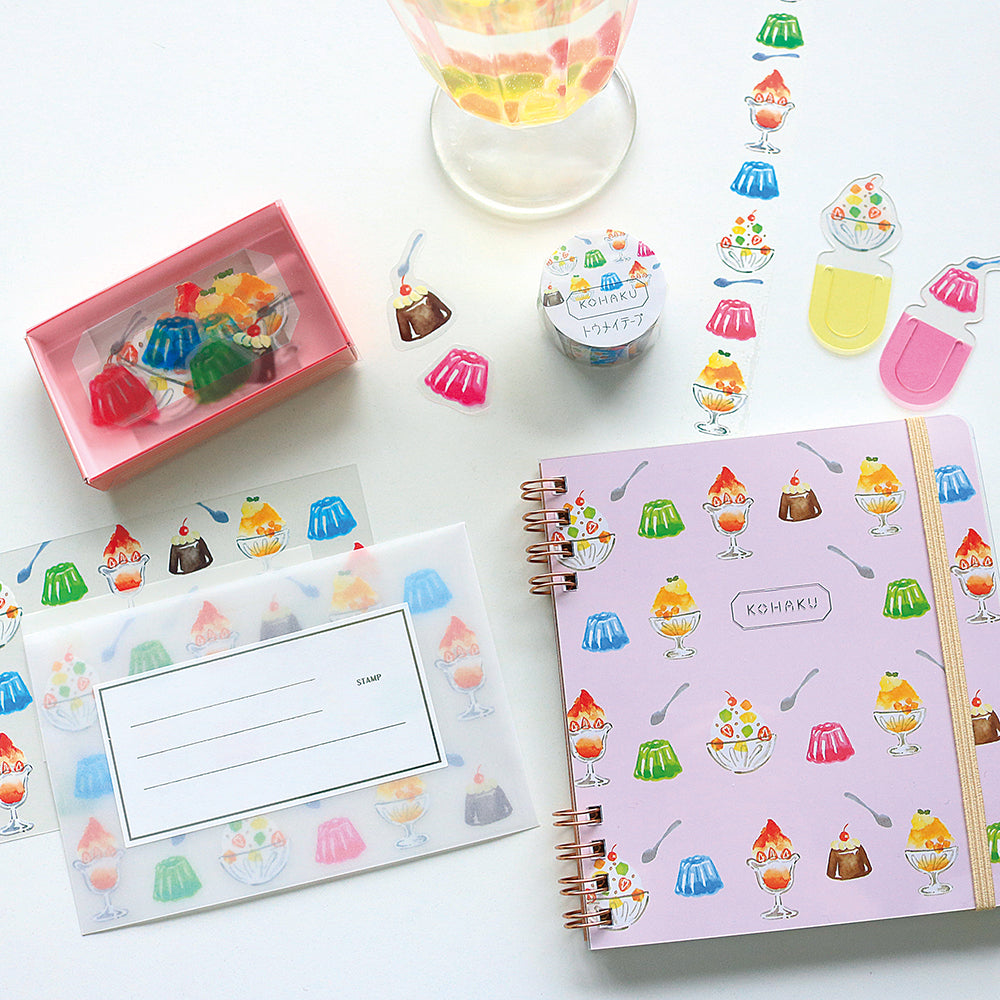 S-312 | GREEN FLASH KOHAKU 透明薄片貼紙