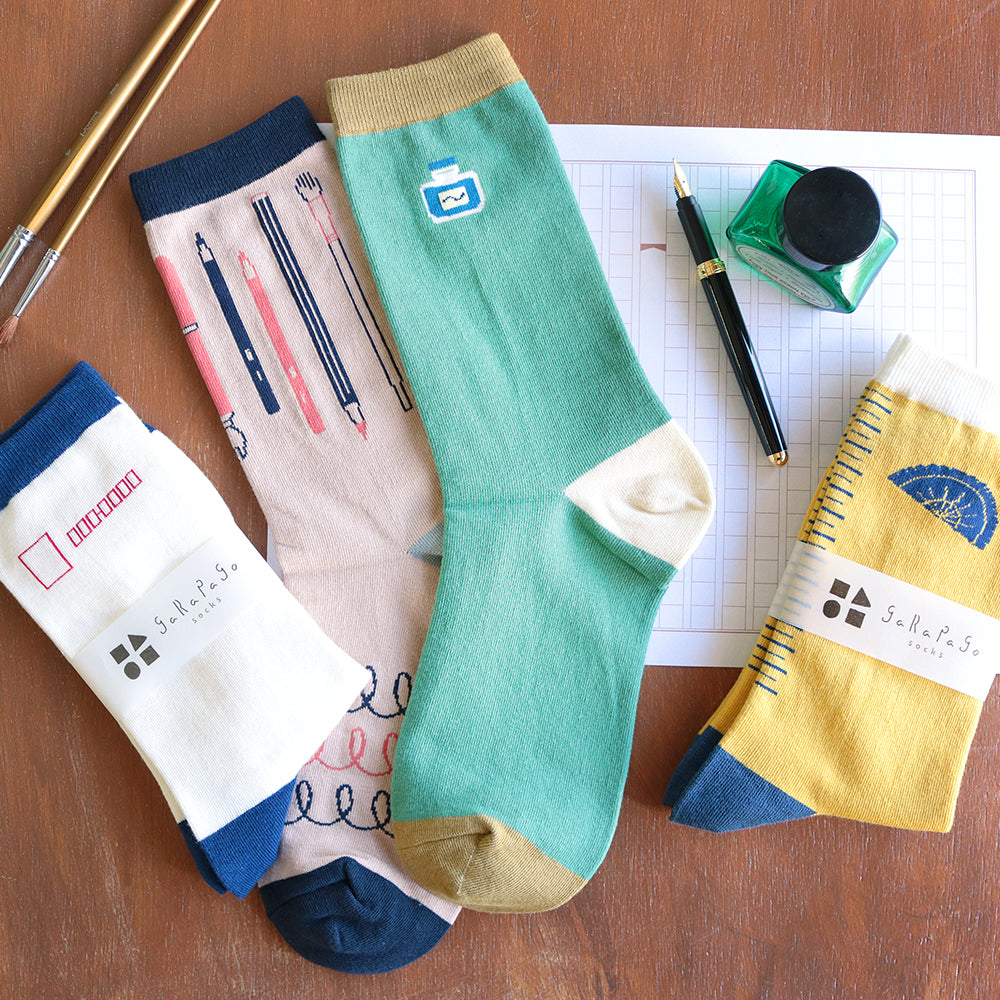 S-314 | GREEN FLASH garapago socks (尺子)