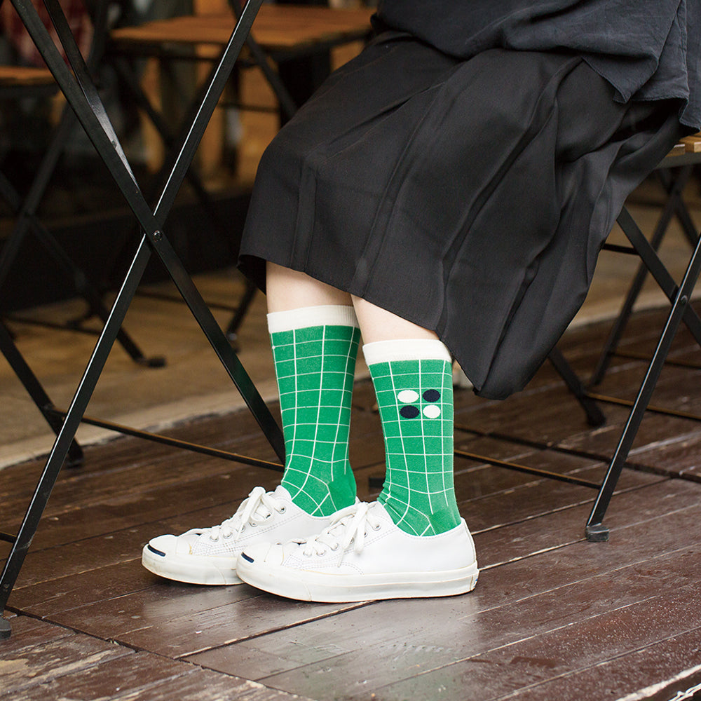 S-319 | GREEN FLASH garapago socks (桌遊)