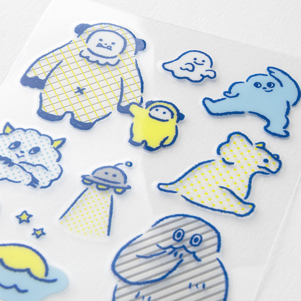 S-359 | MIDORI Glossy Transfer Sticker 移印貼紙 (怪獸)