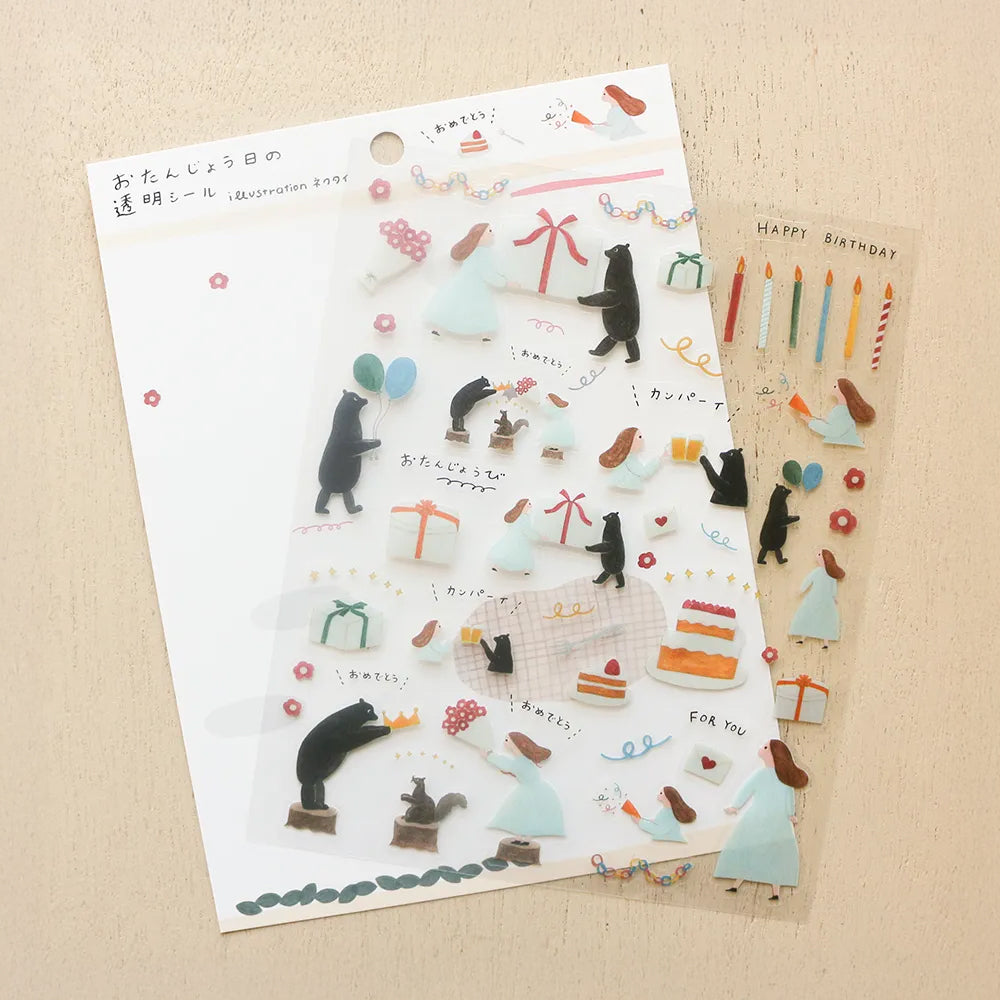 S-374 | 表現社 x Necktie A5 透明貼紙