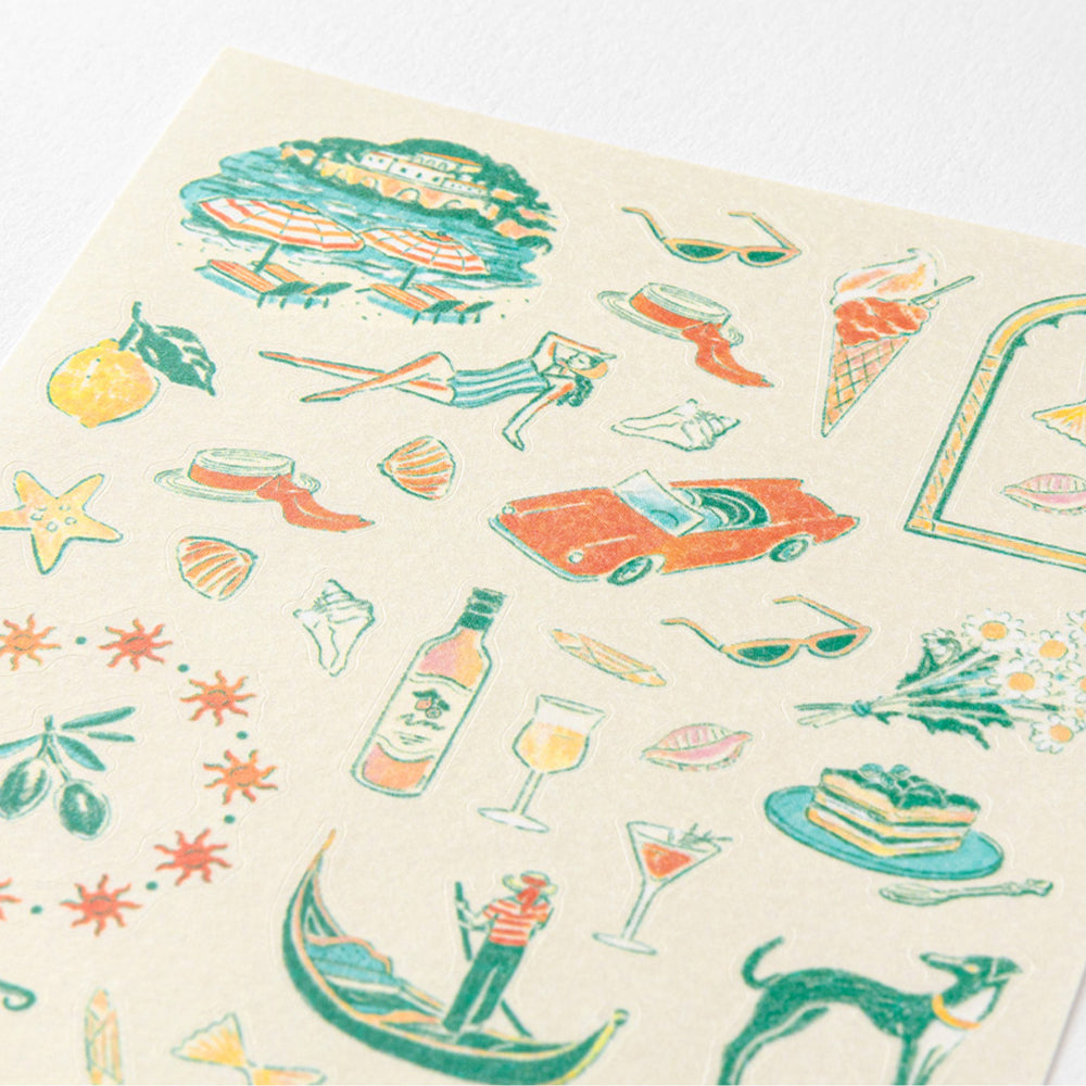 S-404 | MIDORI Sticker Collection 手帳專用貼紙 小故事系列 (意大利)