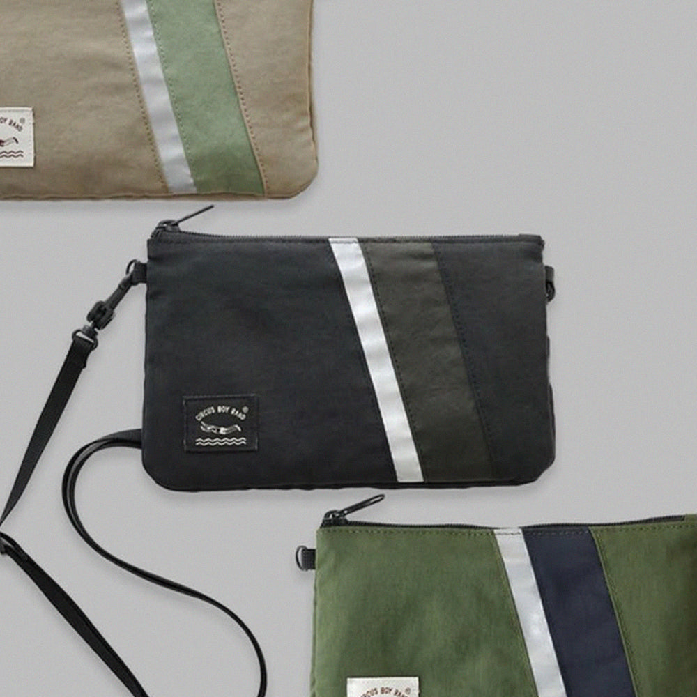 S-501 | CIRCUS BOY BAND TRIP pocket 斜揹包 (Forest)