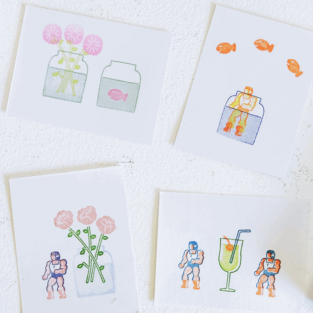T-282B | stamp be mine OSAKA Ka-Sa-Ne STAMP CREATORS 印章組 (朝野ペコ)