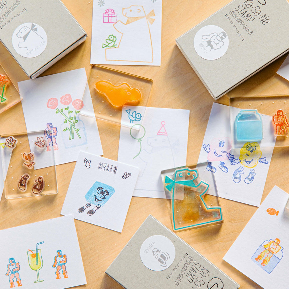 T-282A | stamp be mine OSAKA Ka-Sa-Ne STAMP CREATORS 印章組 (サタケシュンスケ)