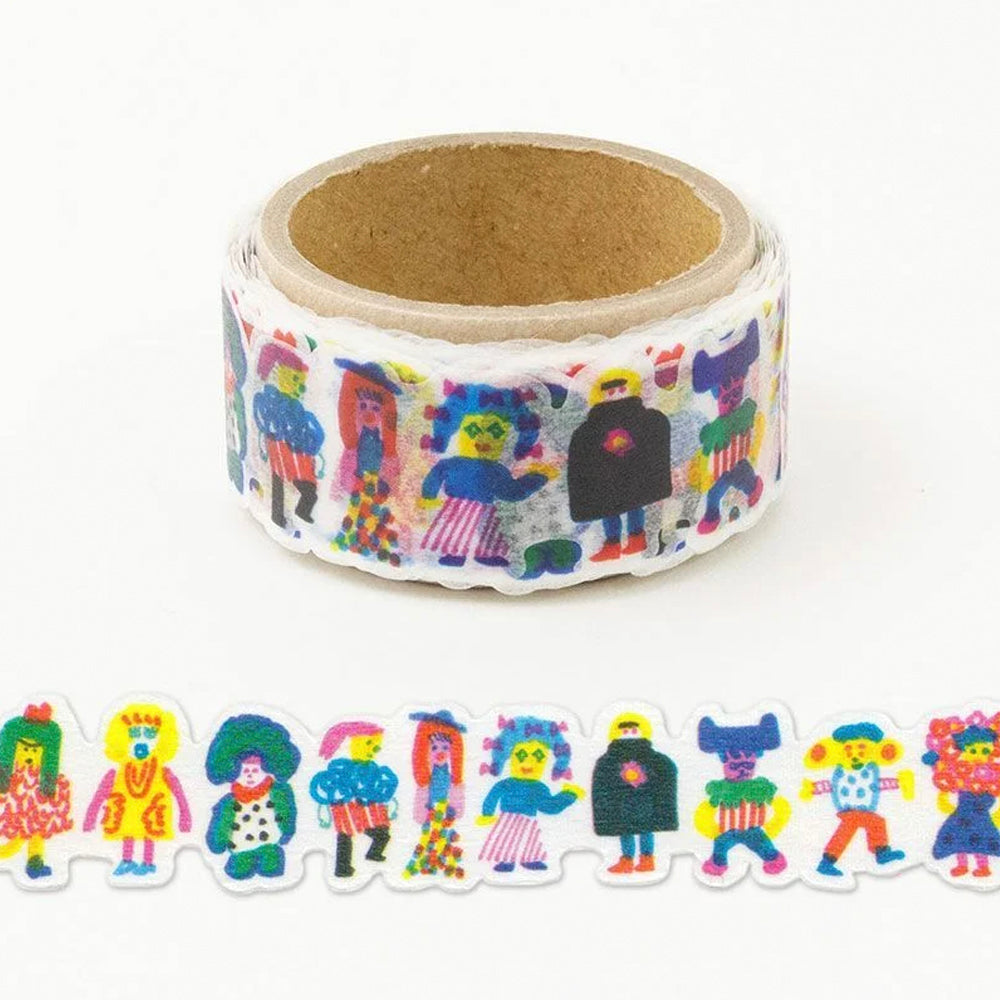 T-287 | AIUEO katanuki 和紙膠帶 (fashion monster)