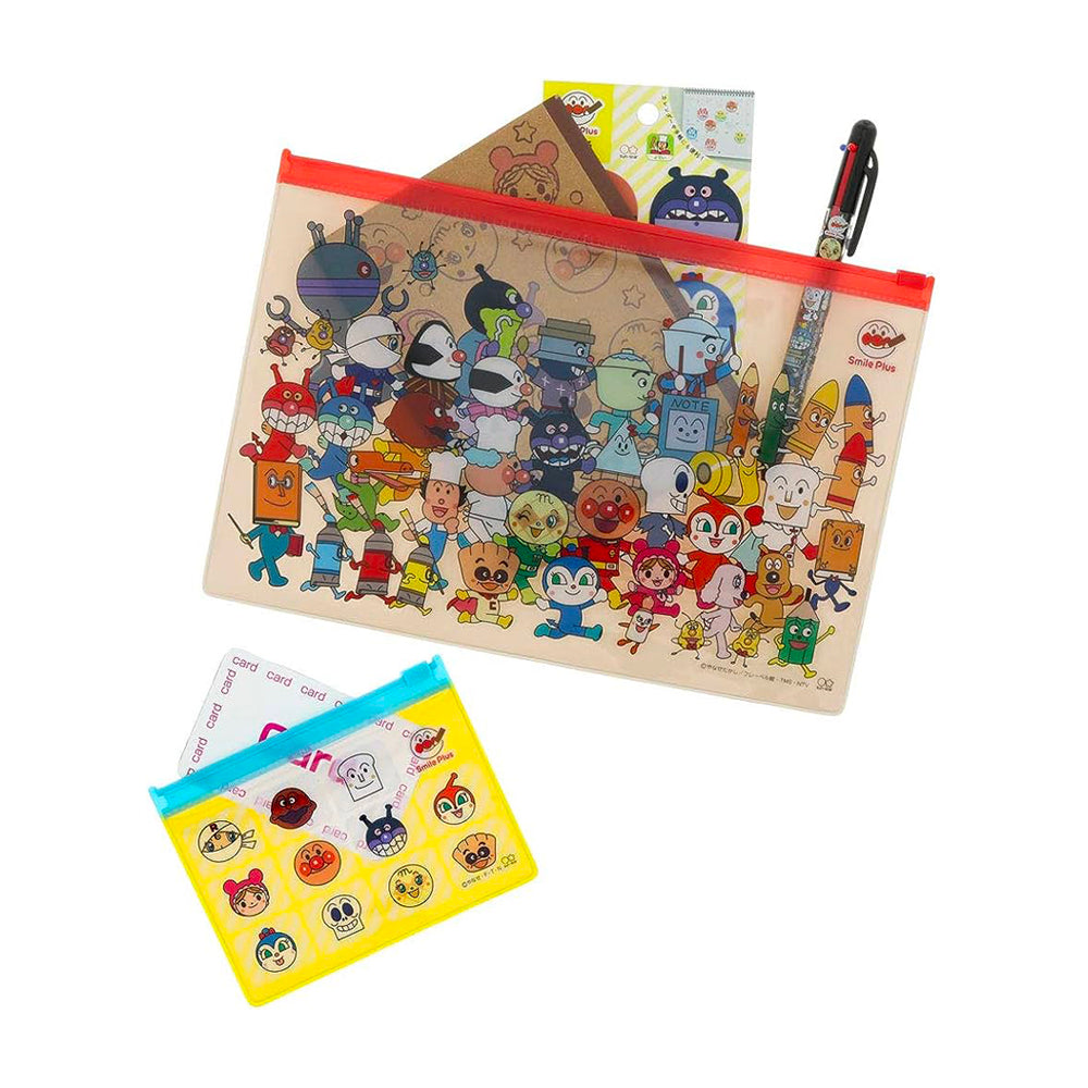 T-279 | SUN-STAR 麵包超人多用途收納筆袋套裝