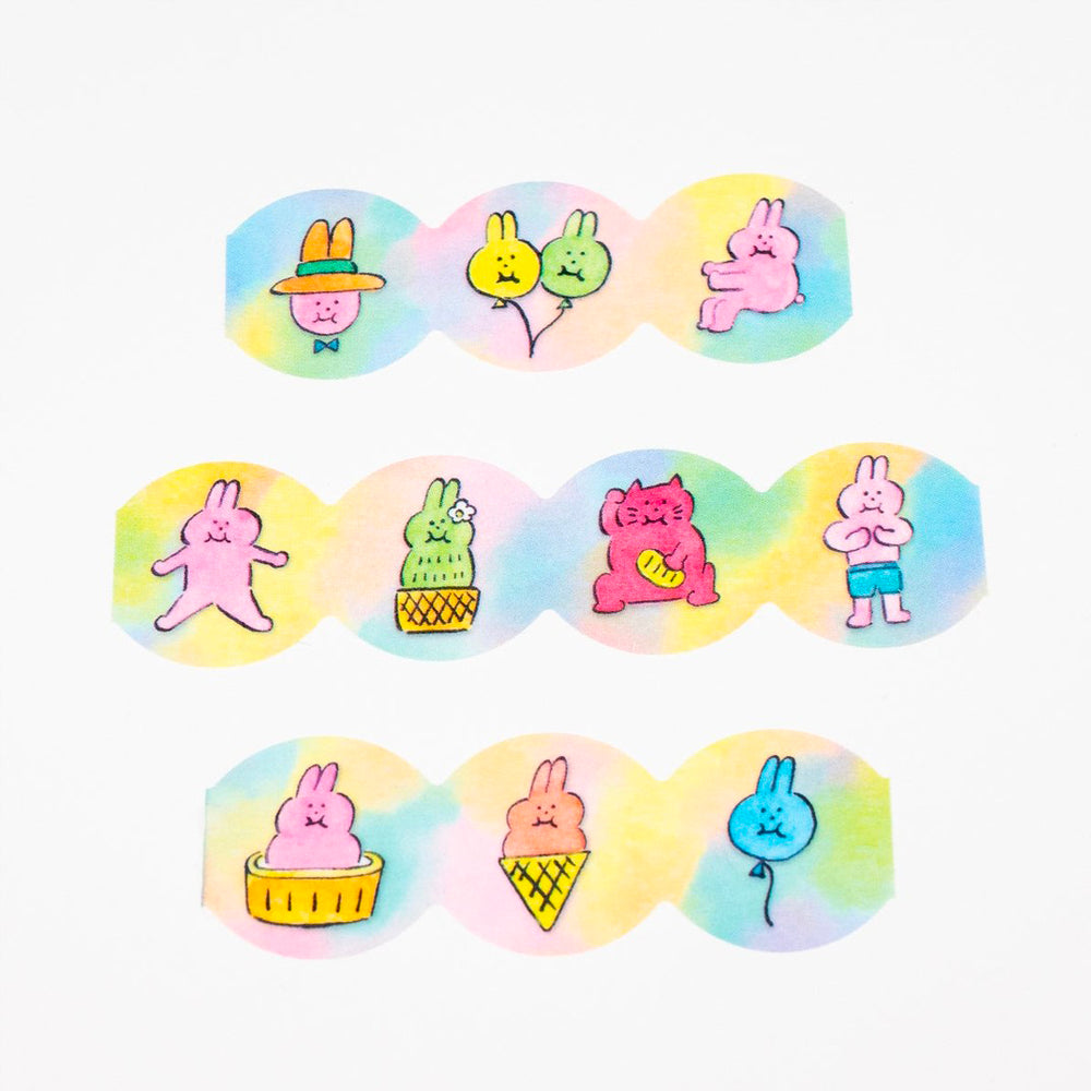 T-290 | AIUEO katanuki 和紙膠帶 (UB-chan)