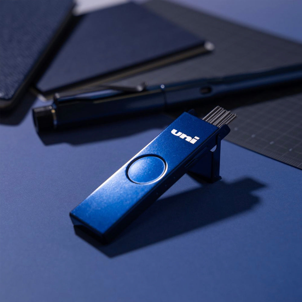 T-318 | UNI Smudge Proof-Leads METAL CASE 收納盒 限量版 (月光海軍藍)