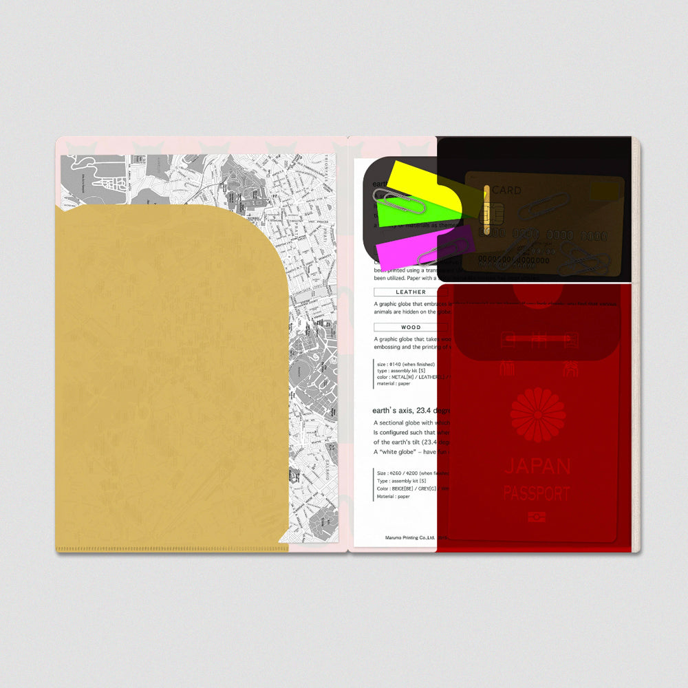 T-324 | MARUMO Pokeful A5 多功能文件夾 (貓)