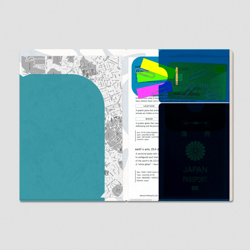 T-325 | MARUMO Pokeful A5 多功能文件夾 (鯨魚)