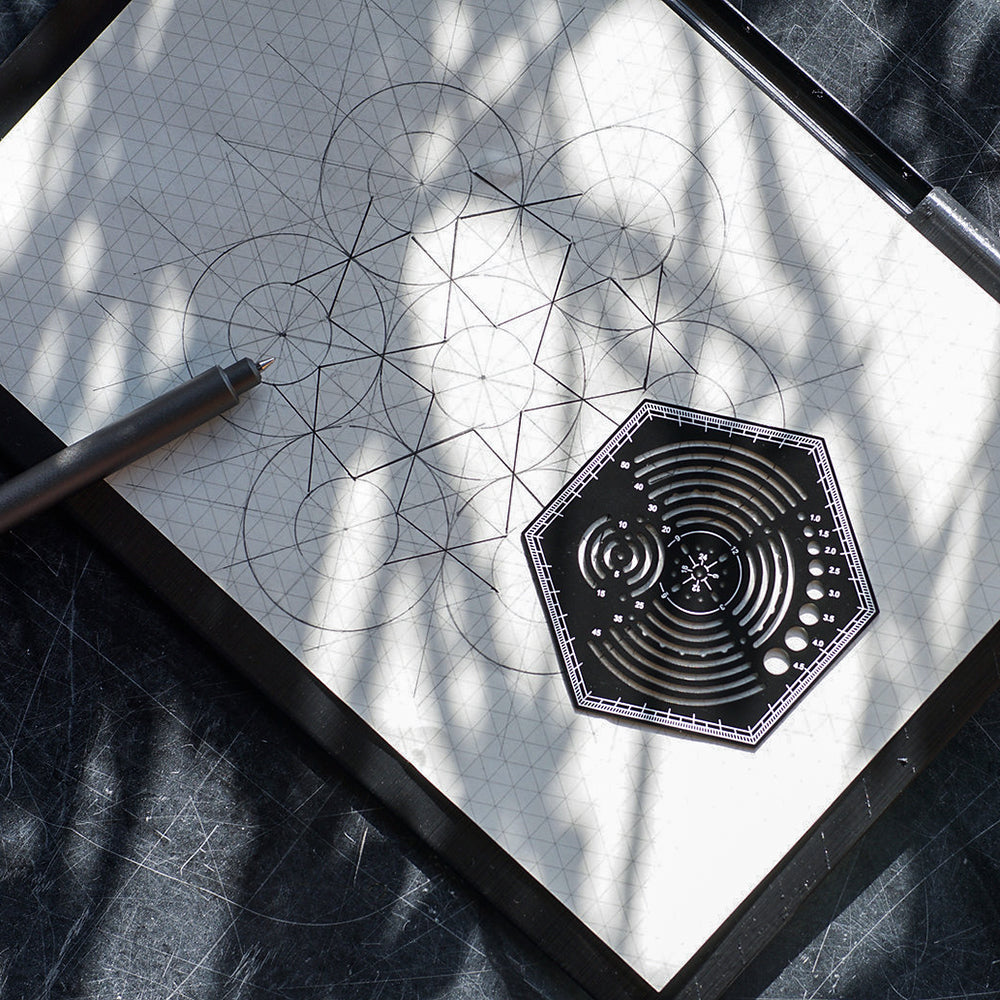 T-335 | YUAN DESIGN STUDIO Hexagonal Ruler (點尺)