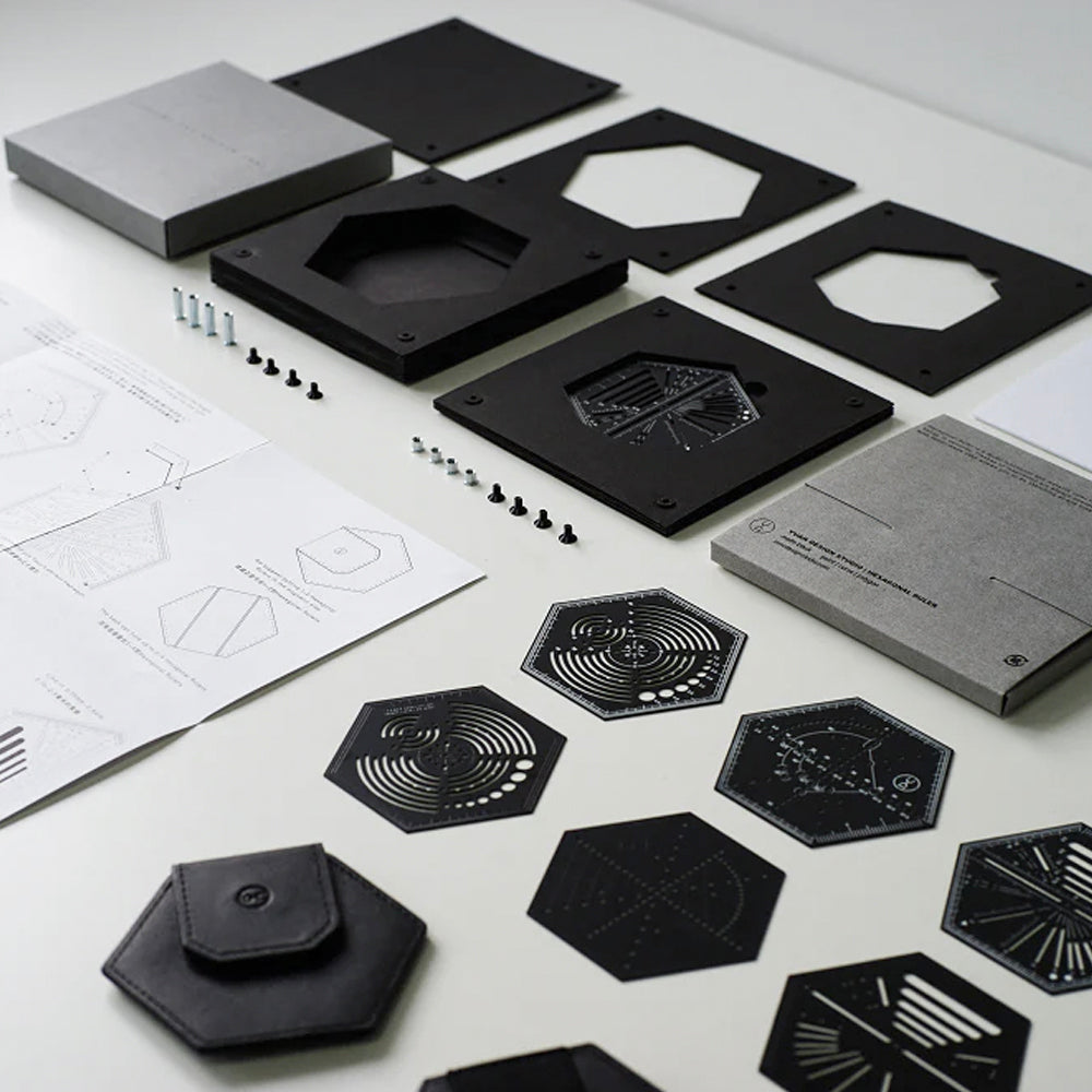 T-361 | YUAN DESIGN STUDIO Hexagonal Ruler 套裝