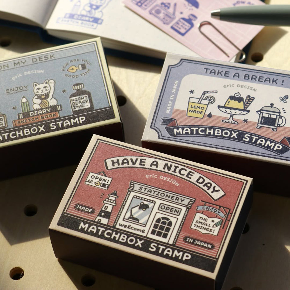 T-352 | SANBY x eric MATCHBOX STAMP 印章 (ON MY DESK)