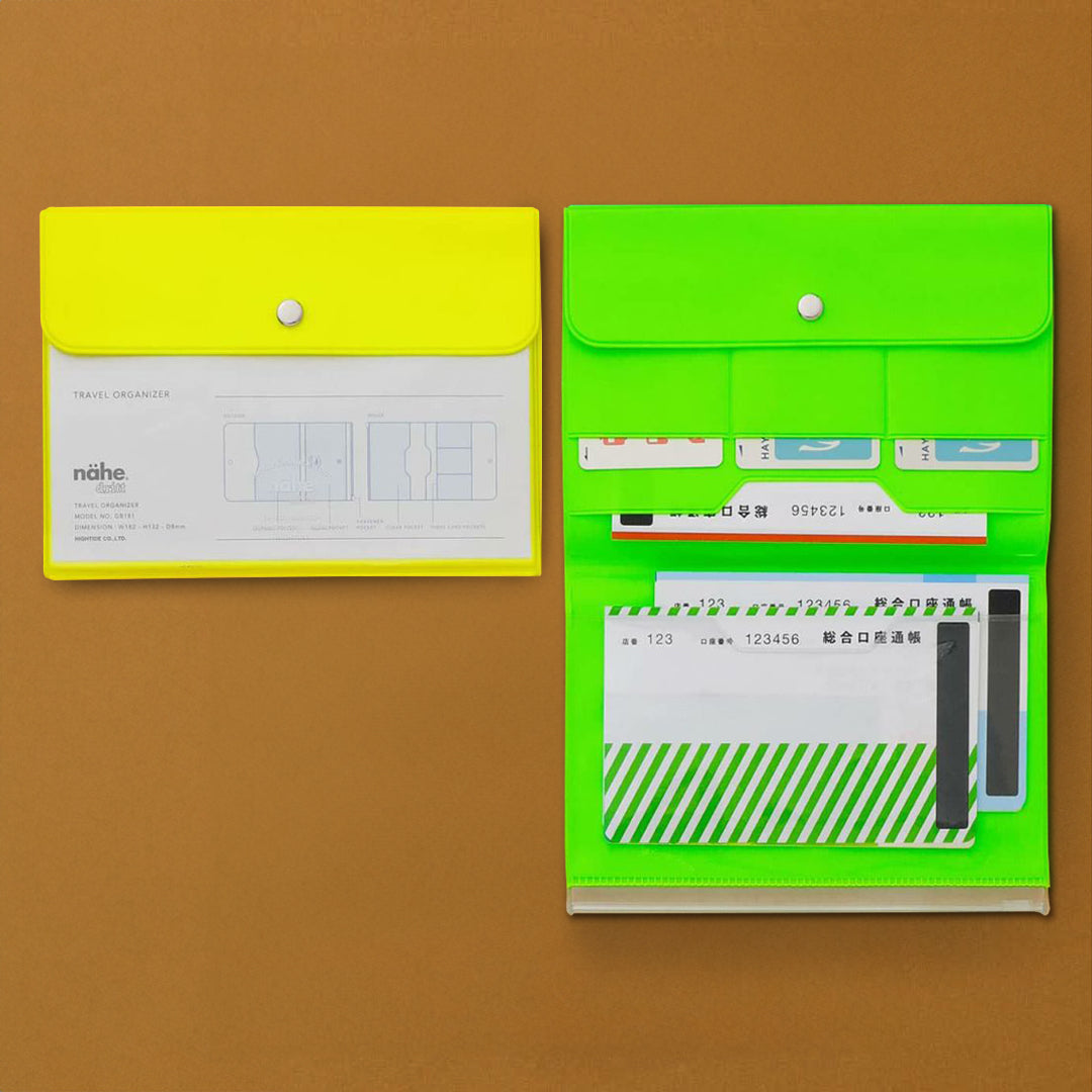 T-530 | HIGHTIDE nähe 旅行收納袋 直營店限定色 (螢光綠)