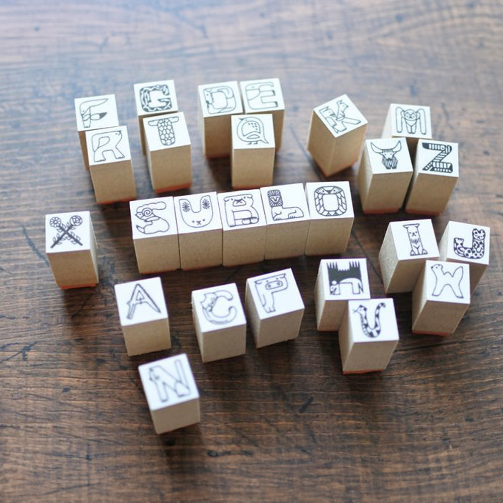 T-574 | 36 SUBLO x 福田利之 迷你字母印章套裝