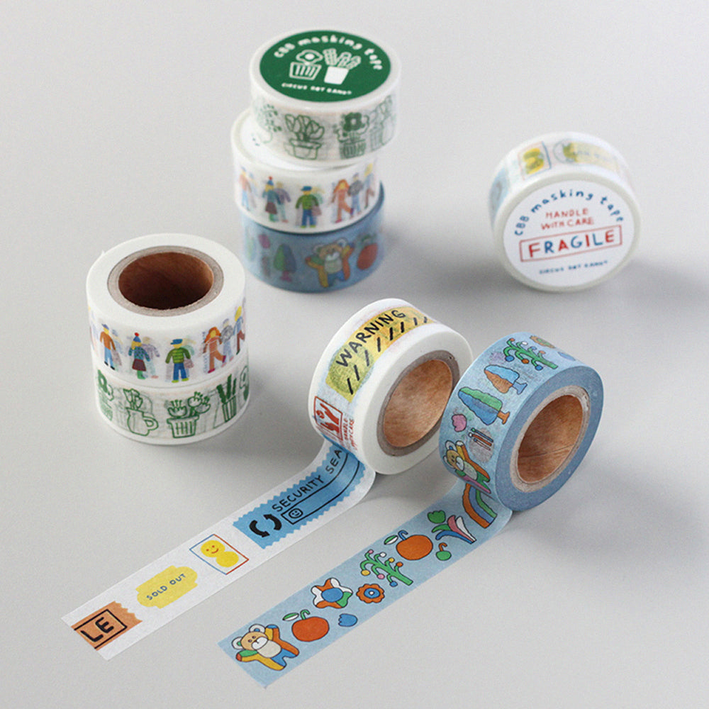 T-580 | CIRCUS BOY BAND 紙膠帶 (Fragile)