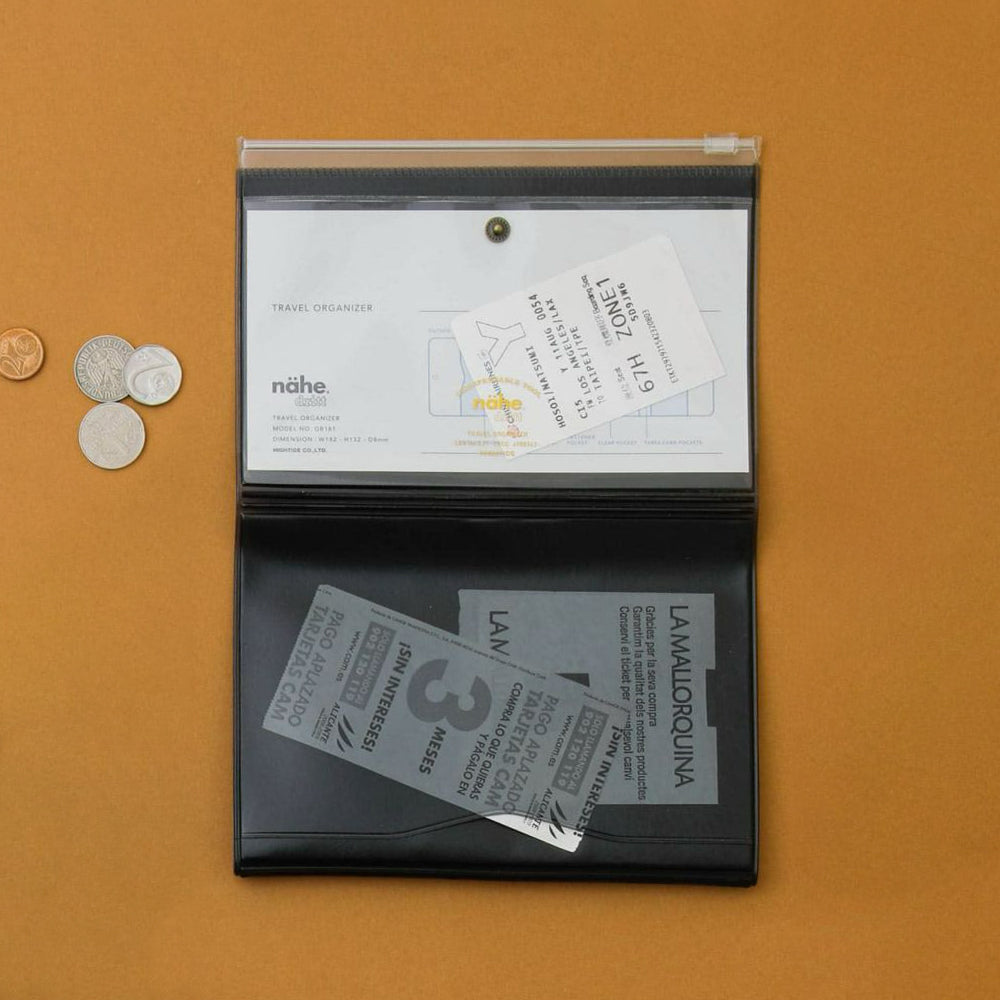 T-593 | HIGHTIDE nähe 旅行收納袋 十週年紀念新色 (透明灰)