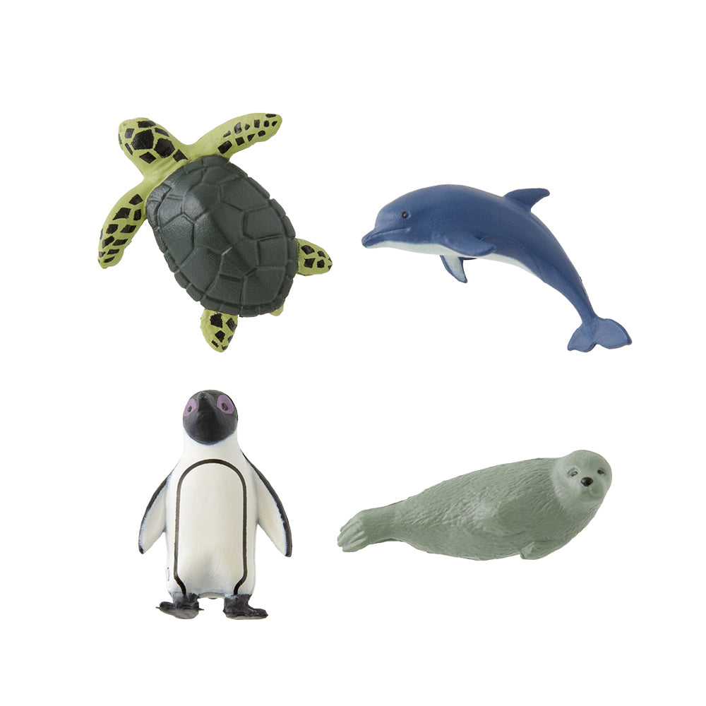 T-608 | MIDORI 迷你磁鐵組 (水族館 · 4件組)