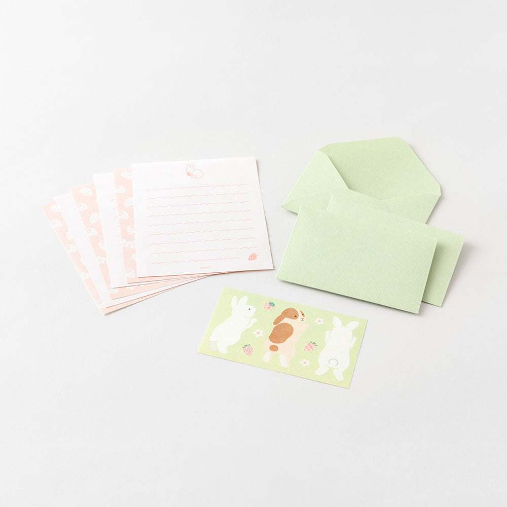 T-609 | MIDORI 動物迷你信紙套裝