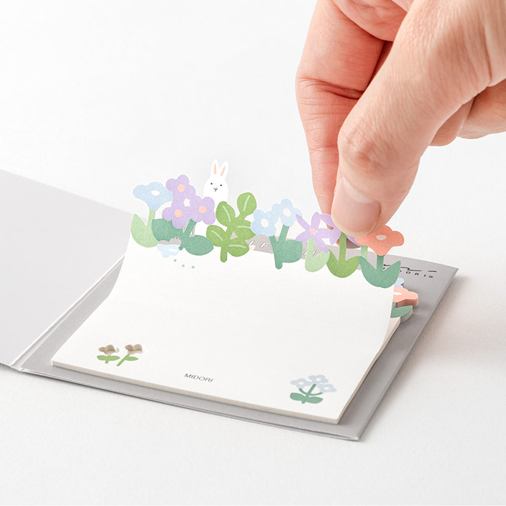 T-611 | MIDORI 通花便利貼 (花園/森林)
