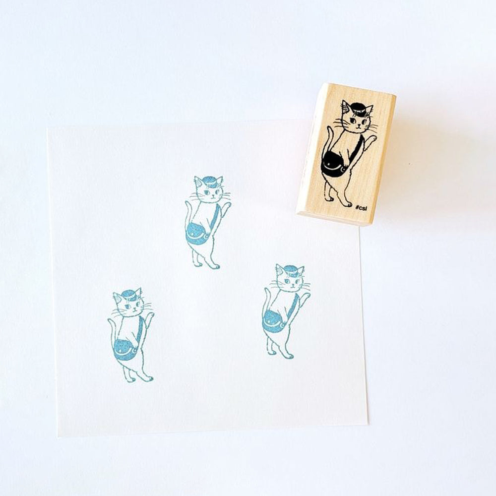 T-633 | KODOMO NO KAO I LOVE STAMP 印章系列 (郵差貓)